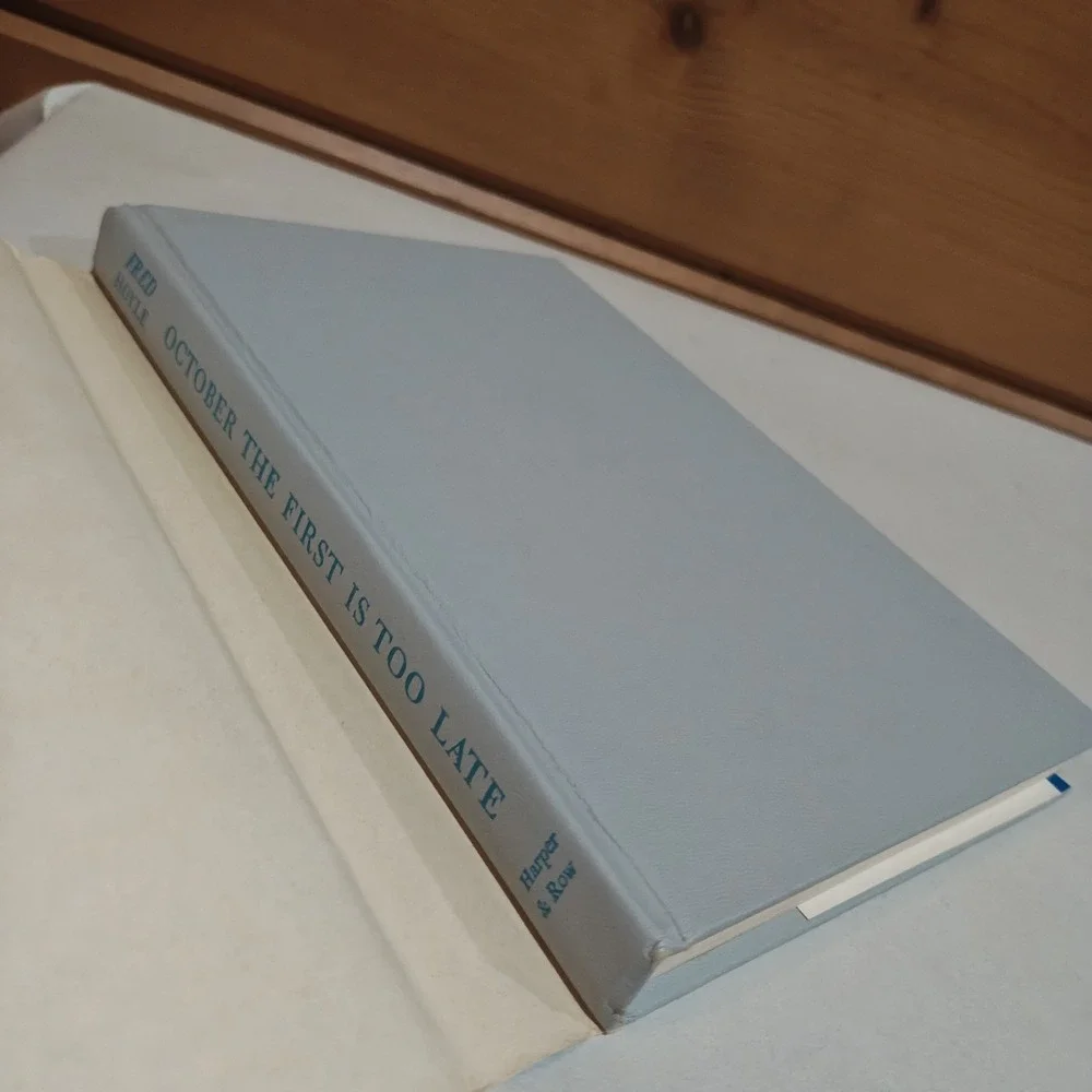 October The First Is Too Late Fred‎ Hoyle 1966 Vintage Hardcover Science Fiction
